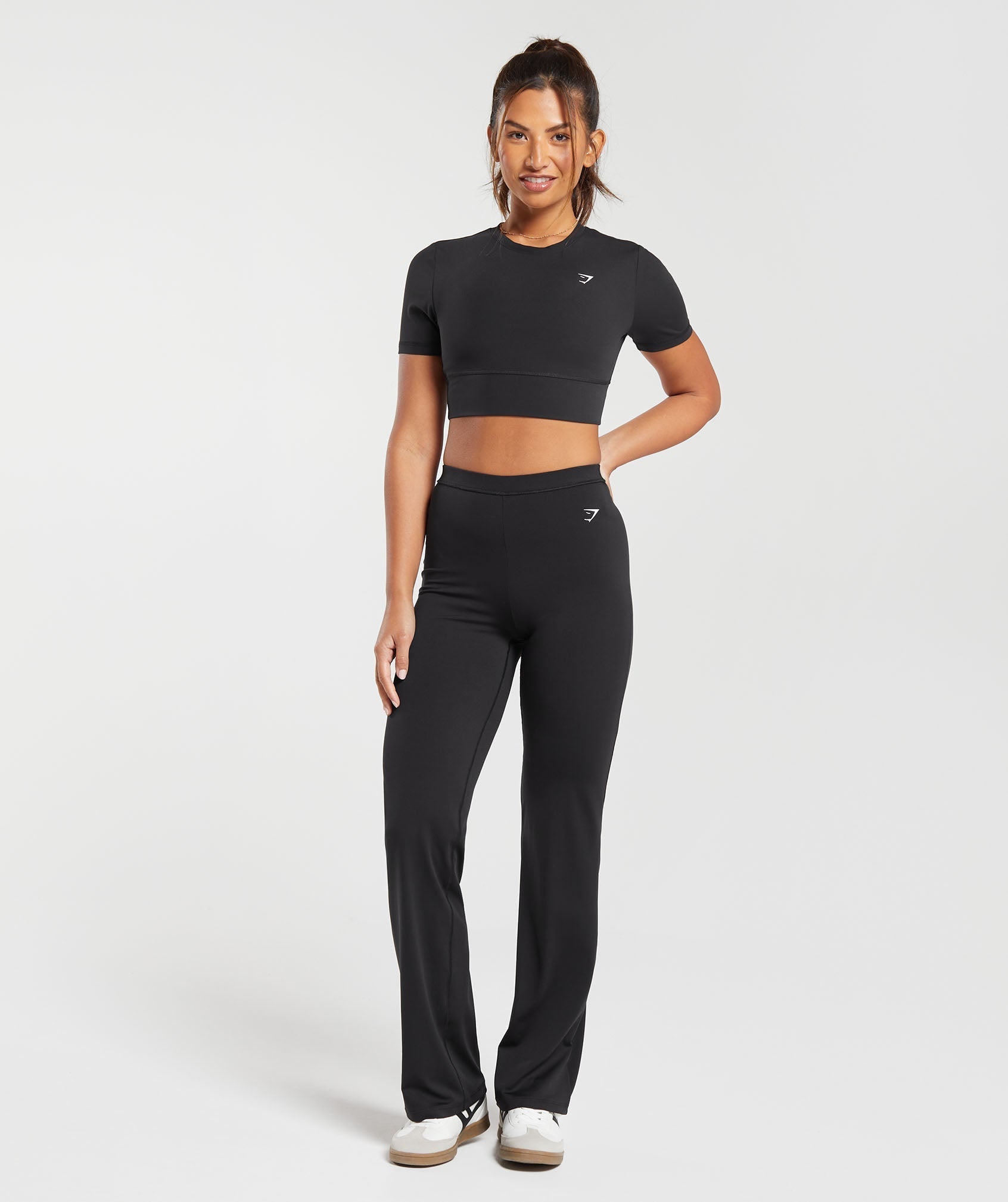 Everyday Regular Flared Leggings Black
