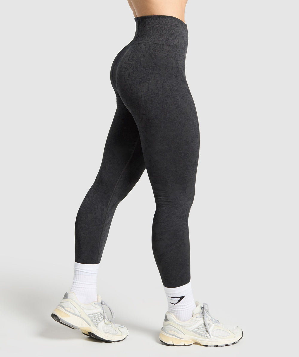 Adapt Camo Seamless Leggings Black