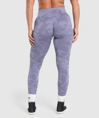 GS X Diana Adapt Camo Leggings Dewberry Purple/Powdered Lilac