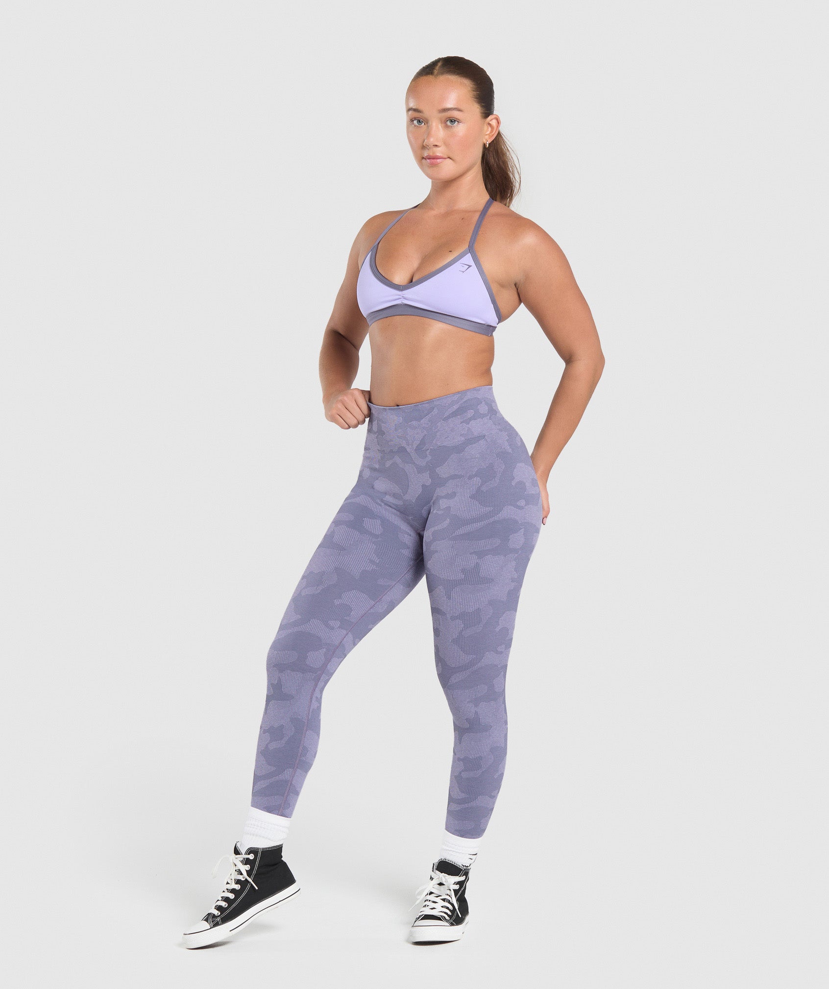 GS X Diana Adapt Camo Leggings Dewberry Purple/Powdered Lilac