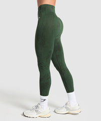 Adapt Camo Seamless Leggings Green