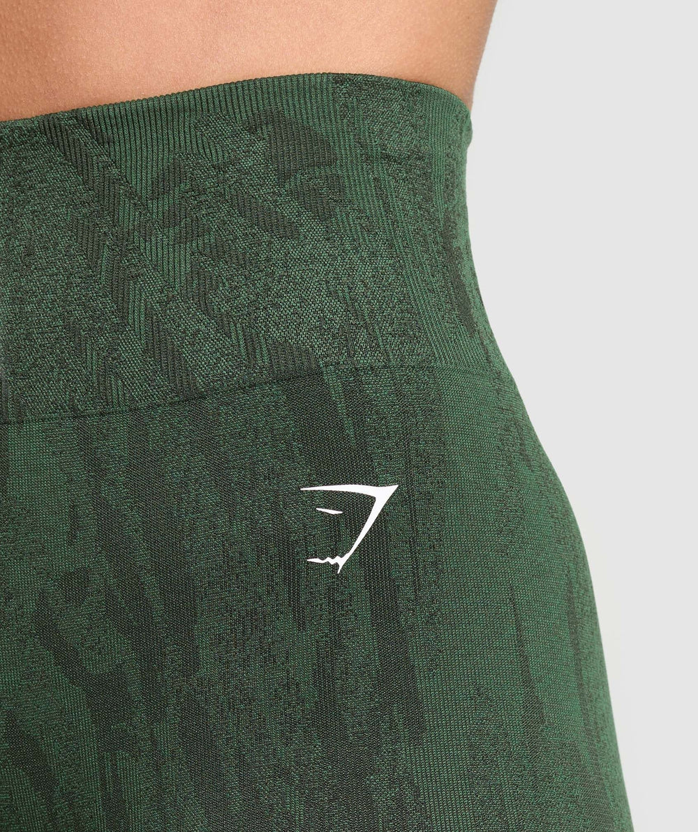 Adapt Camo Seamless Leggings Green