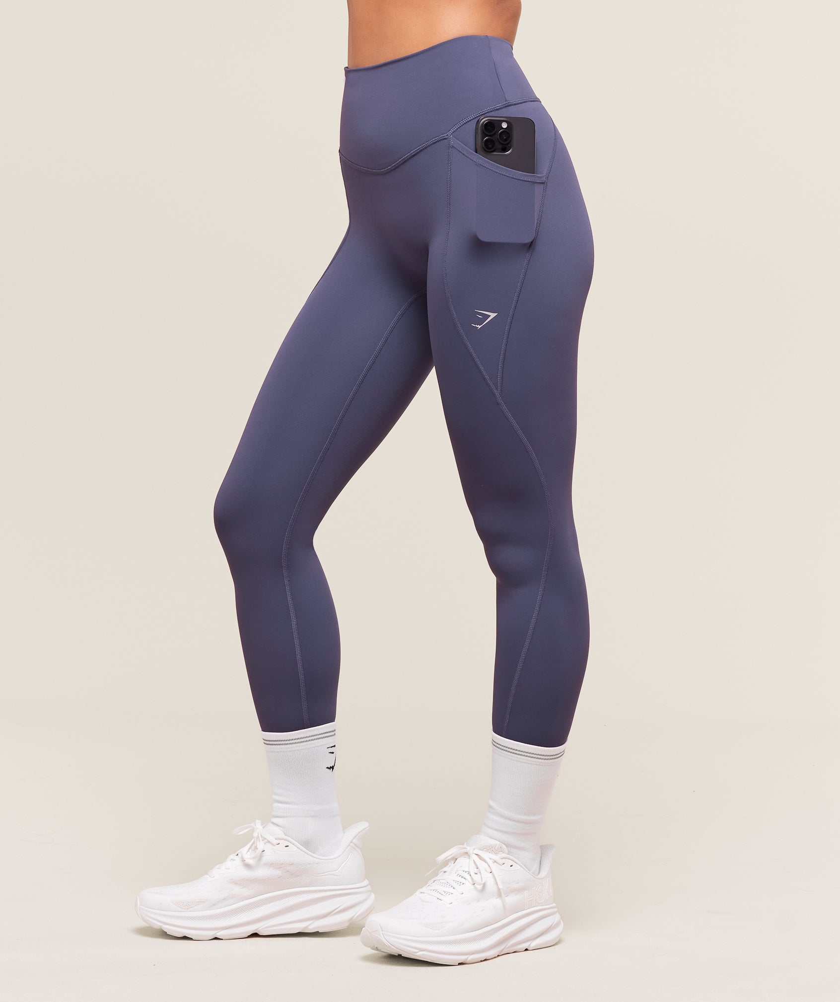 Running Pocket Leggings Weighted Purple