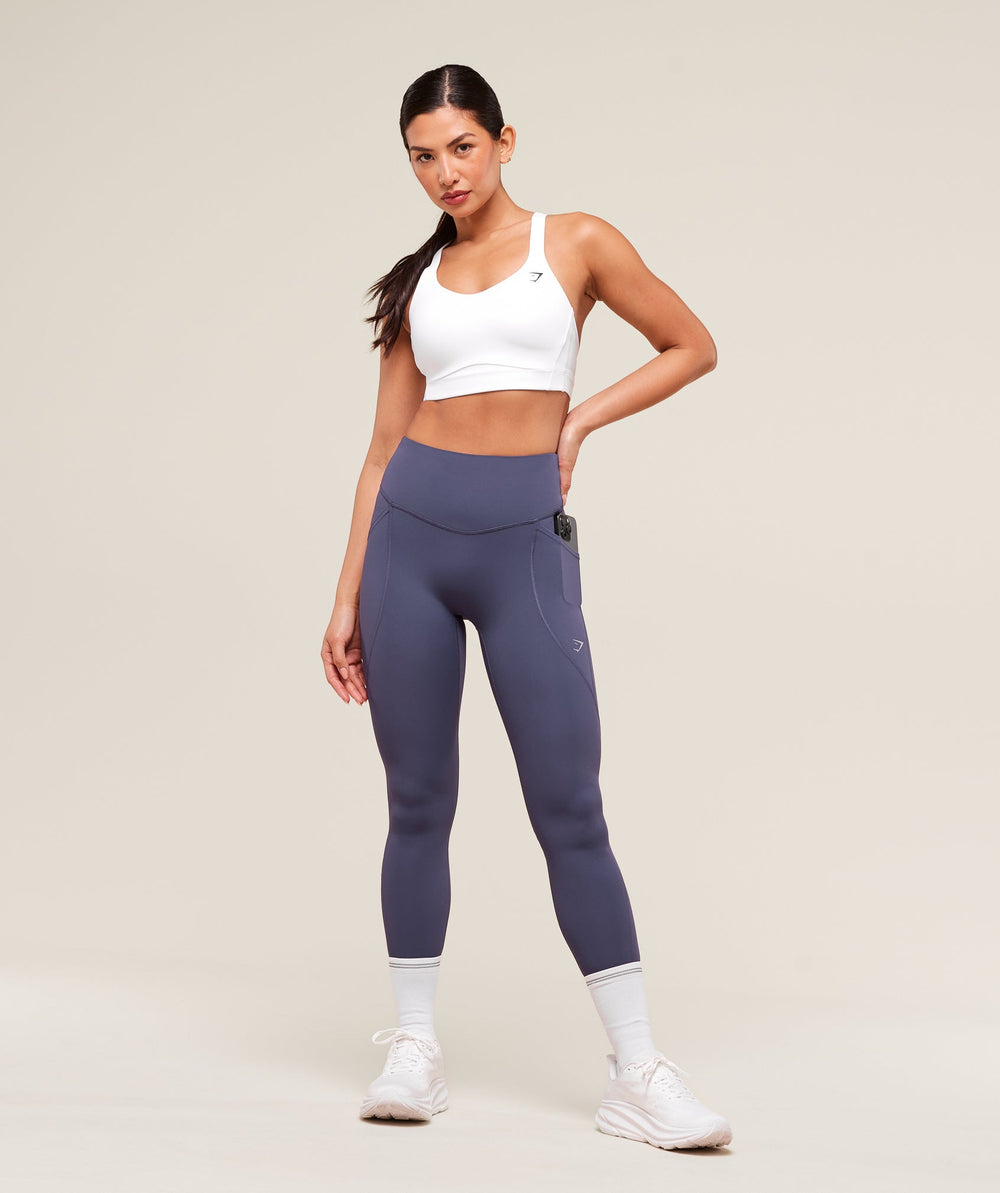 Running Pocket Leggings Weighted Purple