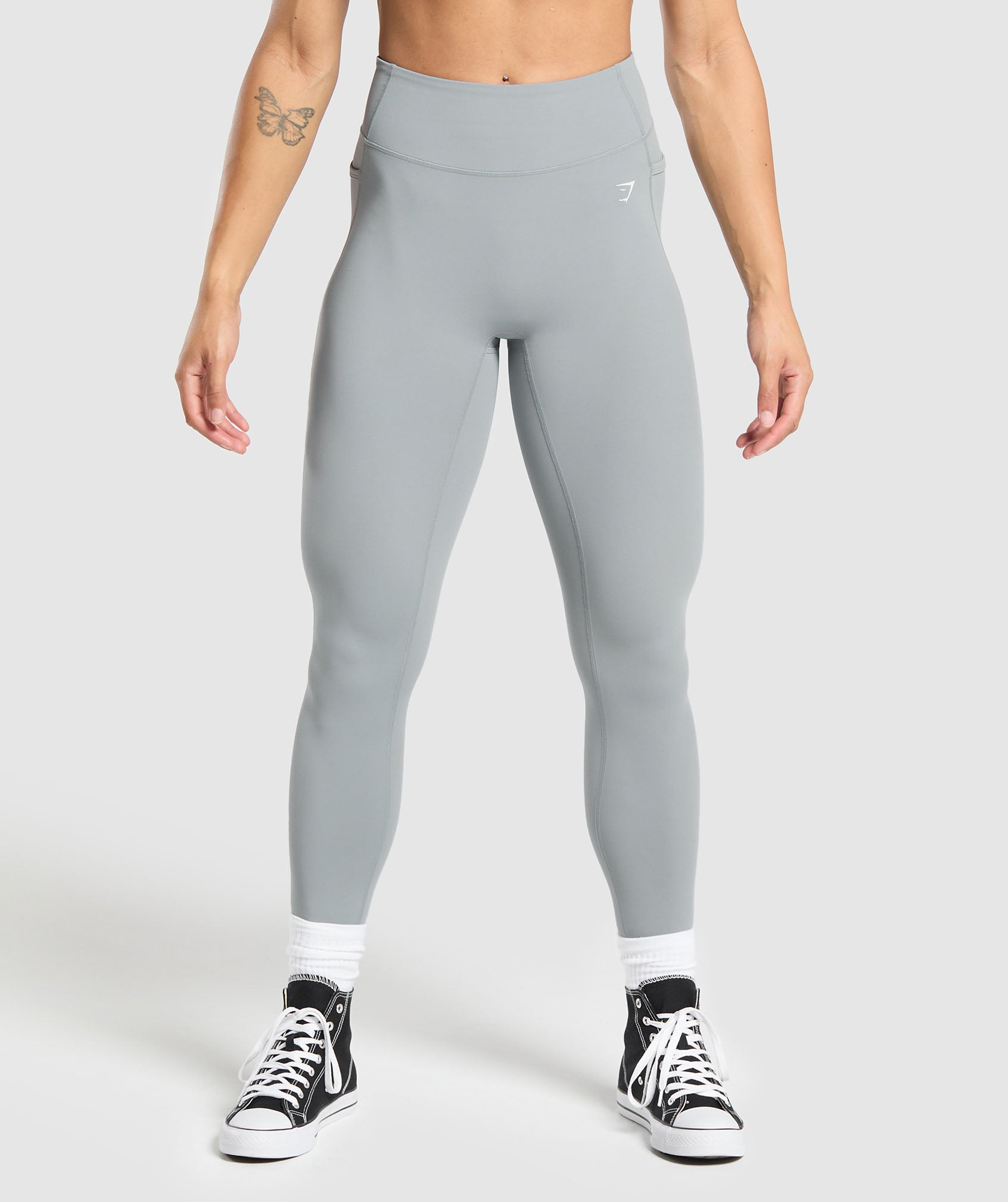Lifting Pocket Leggings Denim Grey