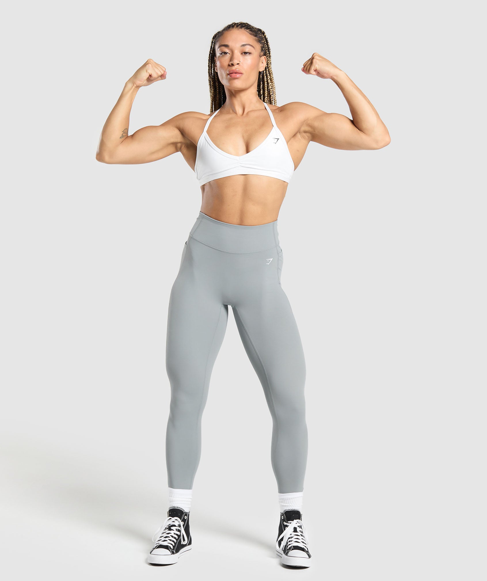 Lifting Pocket Leggings Denim Grey