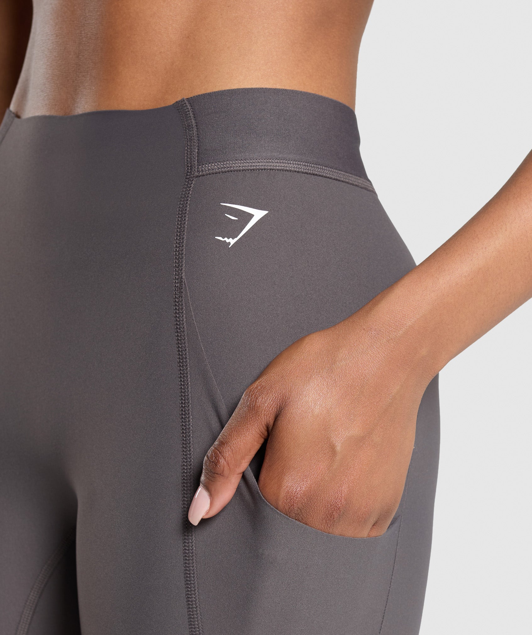 Raw Cut Legging Greyed Purple