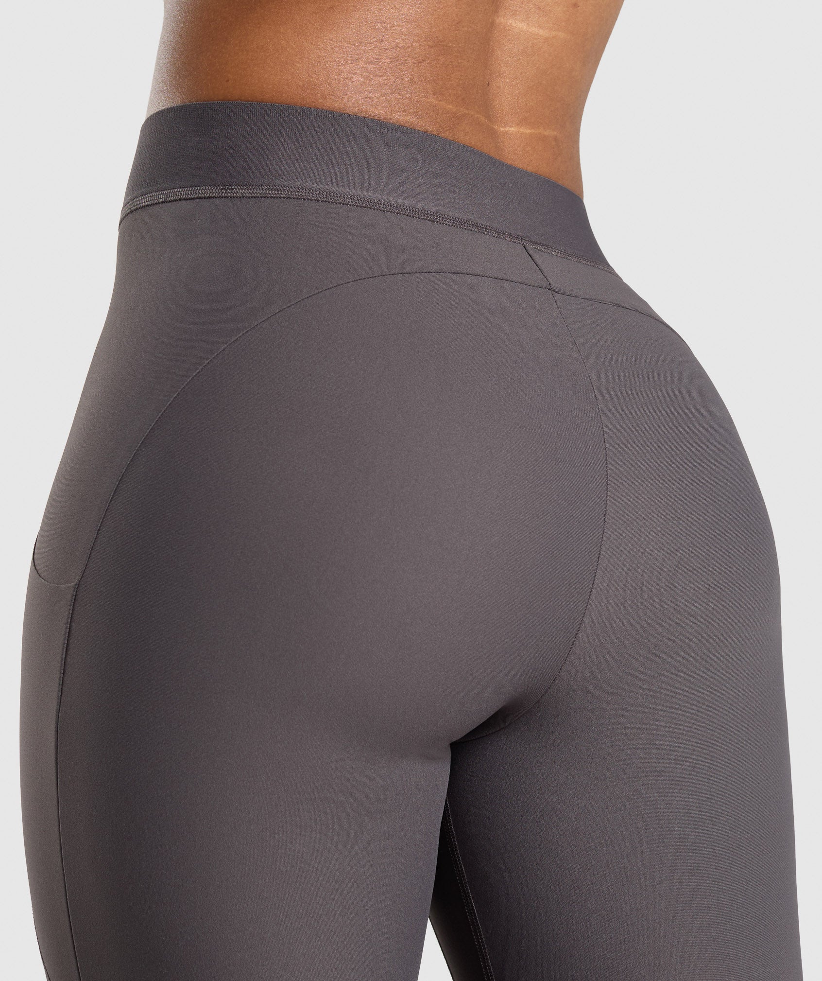 Raw Cut Legging Greyed Purple