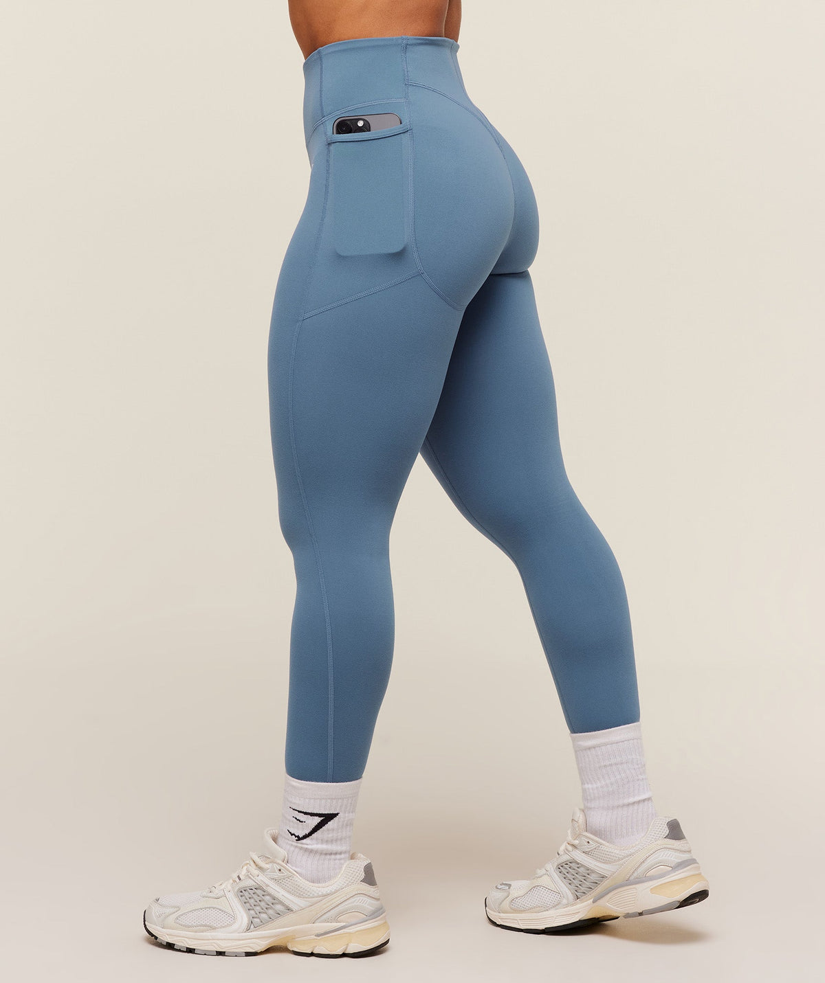 Lifting Pocket Leggings Worn Blue