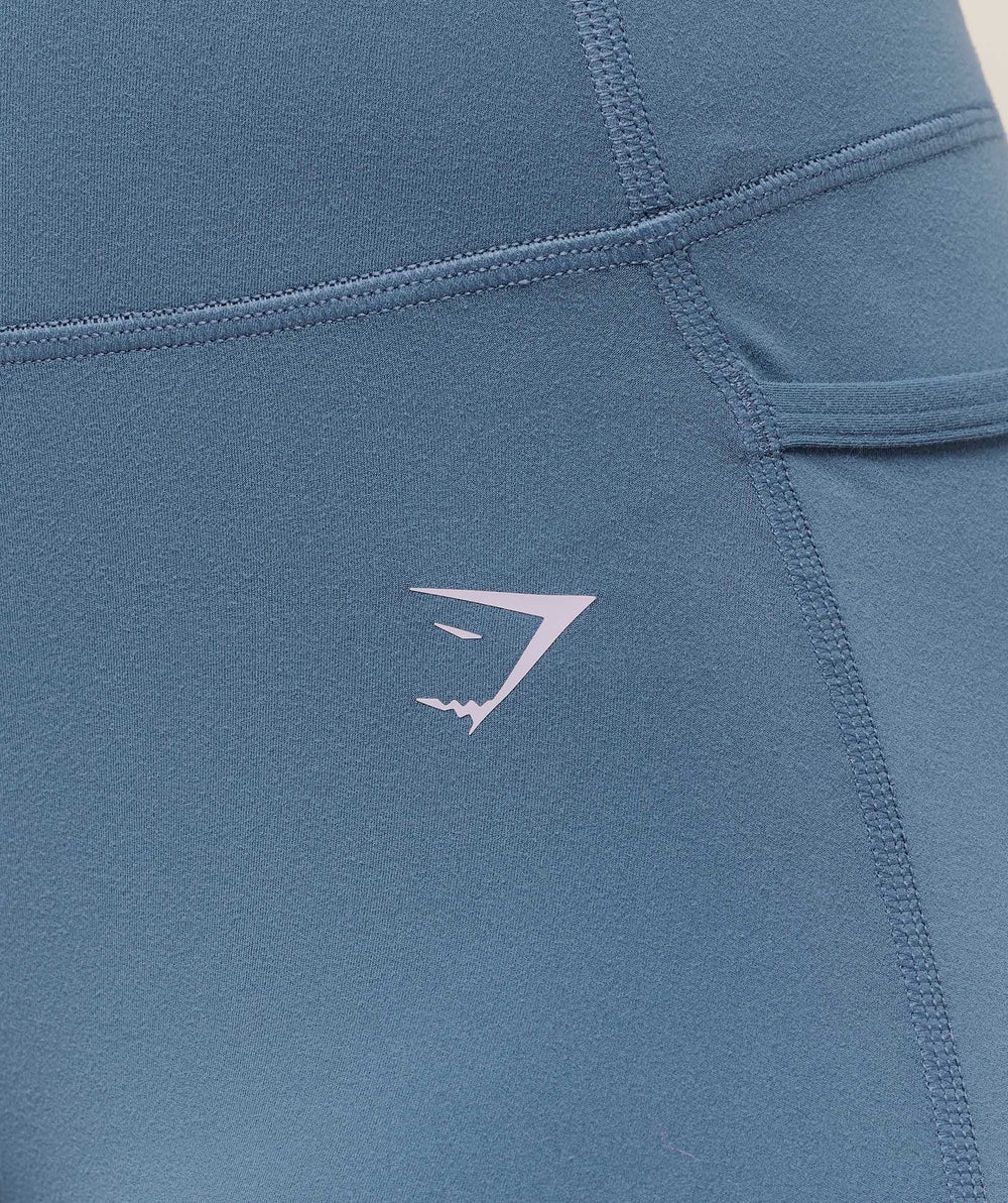 Lifting Pocket Leggings Worn Blue