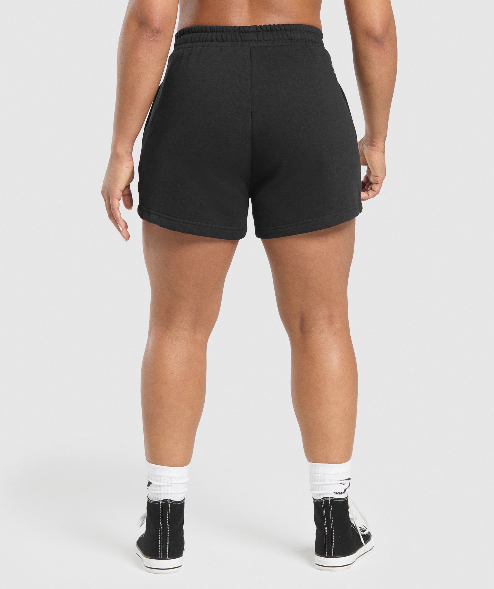 Lifting Essentials Graphic Brushed 4' Shorts Black