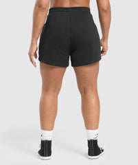 Lifting Essentials Graphic Brushed 4' Shorts Black