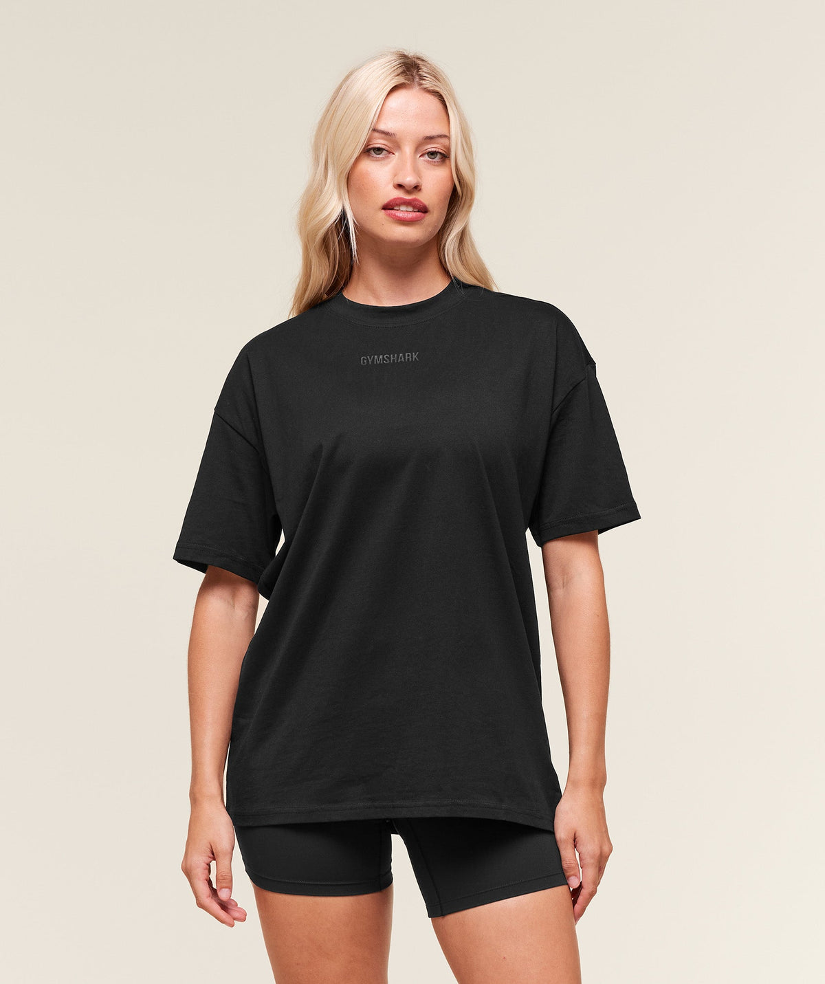 Block Oversized T-Shirt Black