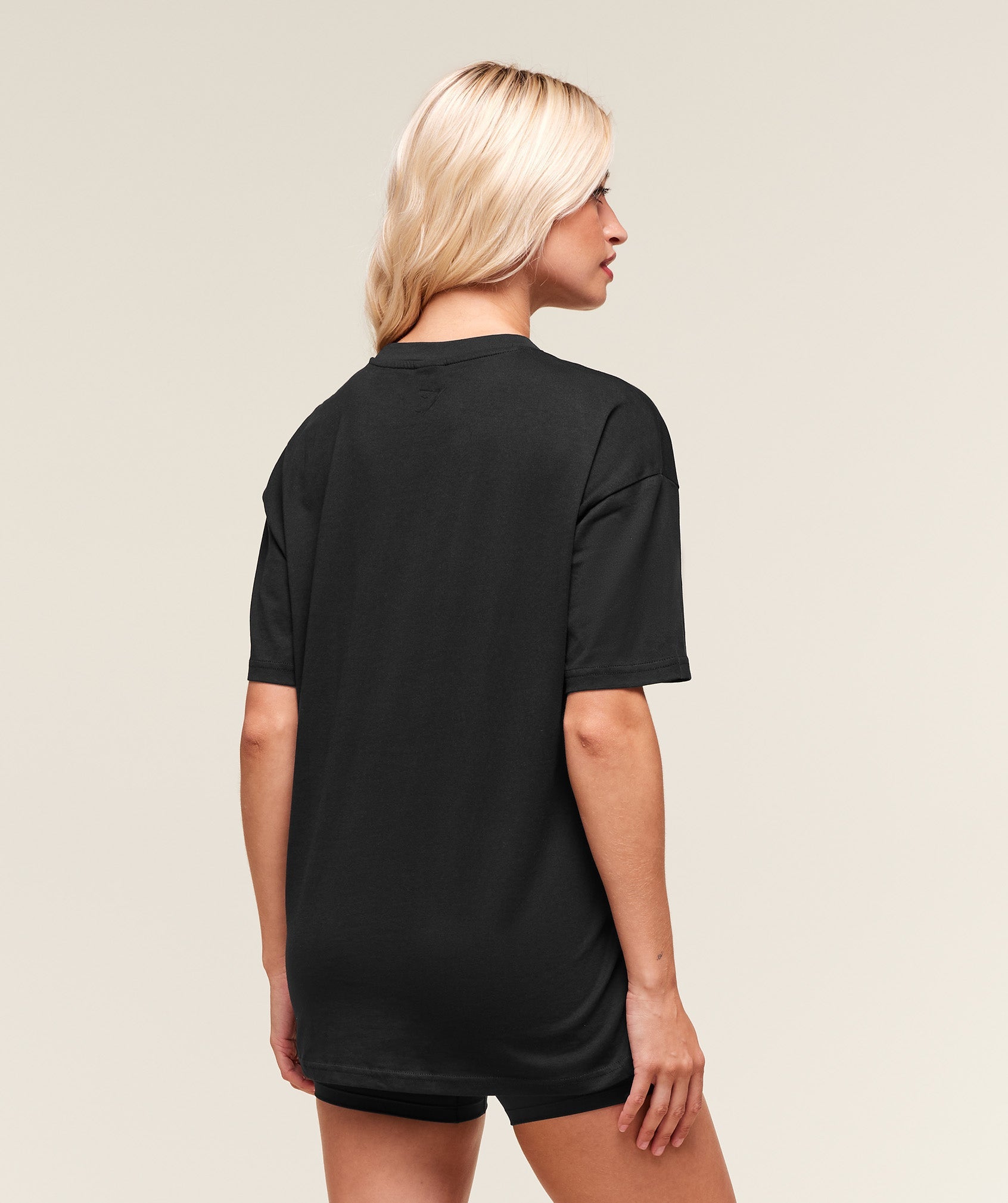 Block Oversized T-Shirt Black