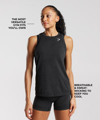 Vital Light Tank Black Marl