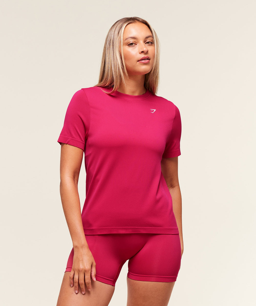 Everyday Seamless T-Shirt Build Pink