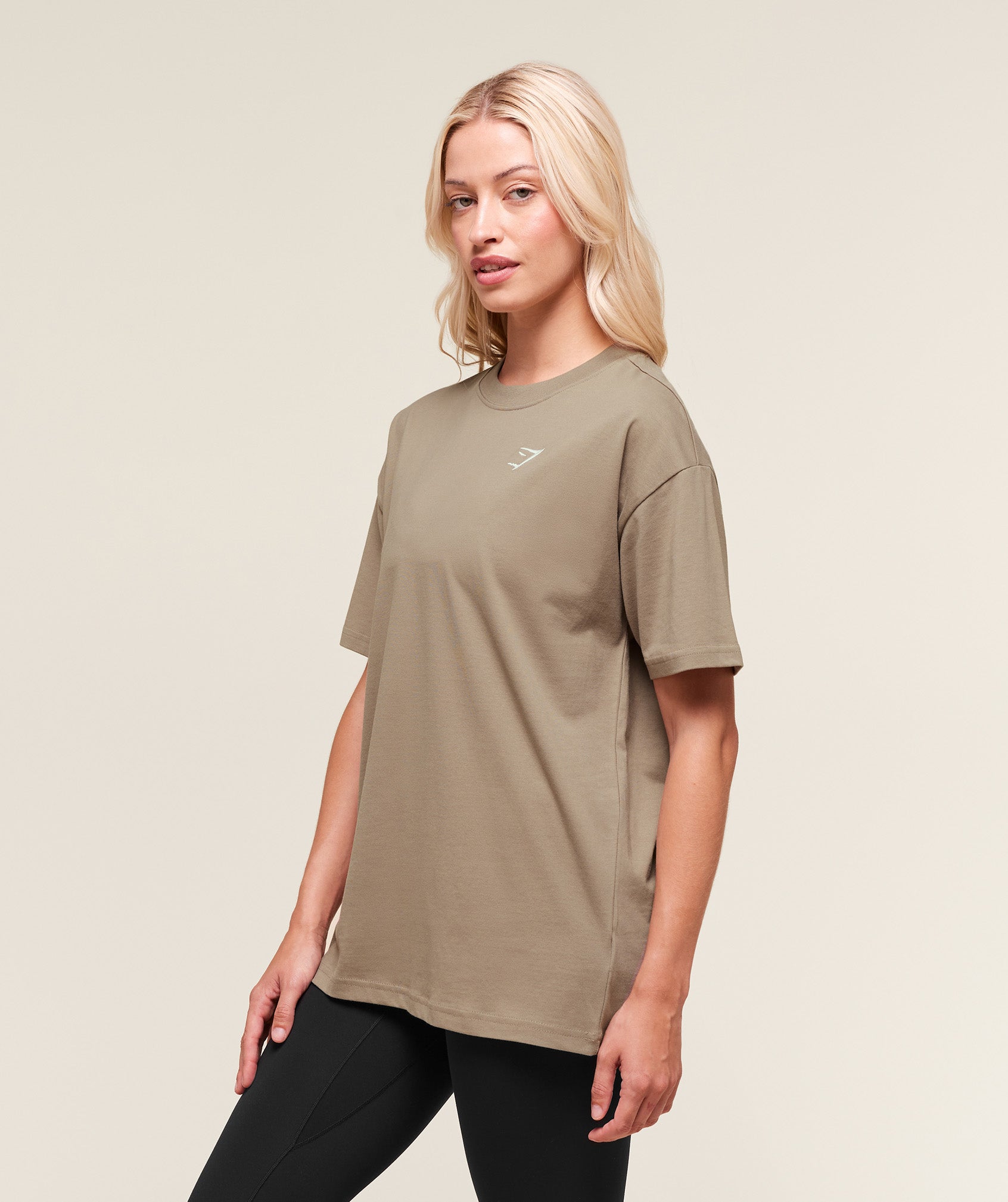 Training Oversized T-Shirt Lifestyle Brown