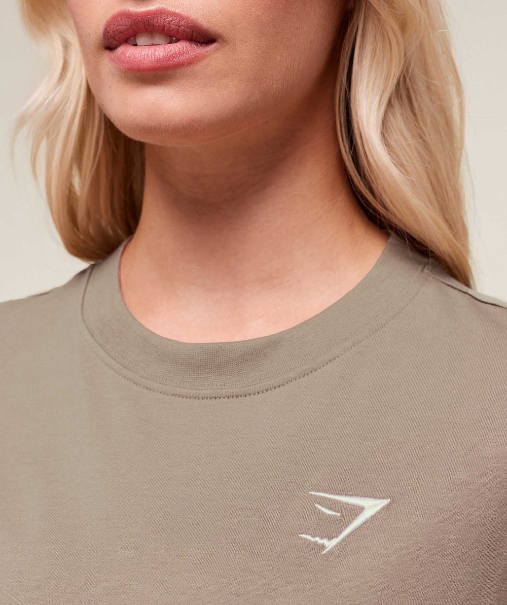 Training Oversized T-Shirt Lifestyle Brown
