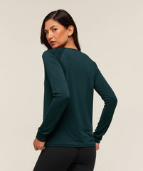 Training Long Sleeve Top Deep Petrol Blue