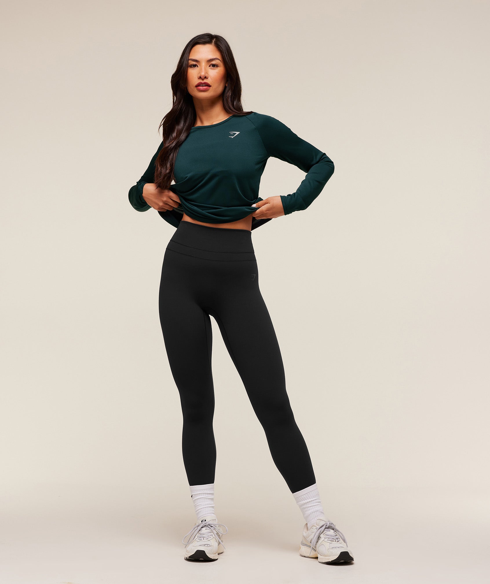 Training Long Sleeve Top Deep Petrol Blue