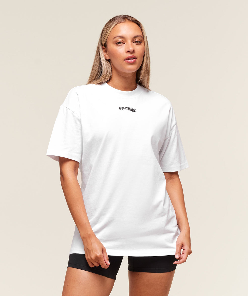 Block Oversized T-Shirt White