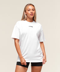 Block Oversized T-Shirt White