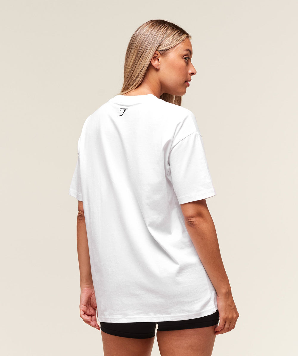 Block Oversized T-Shirt White