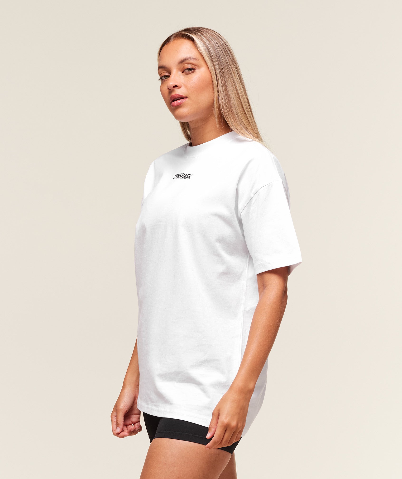 Block Oversized T-Shirt White