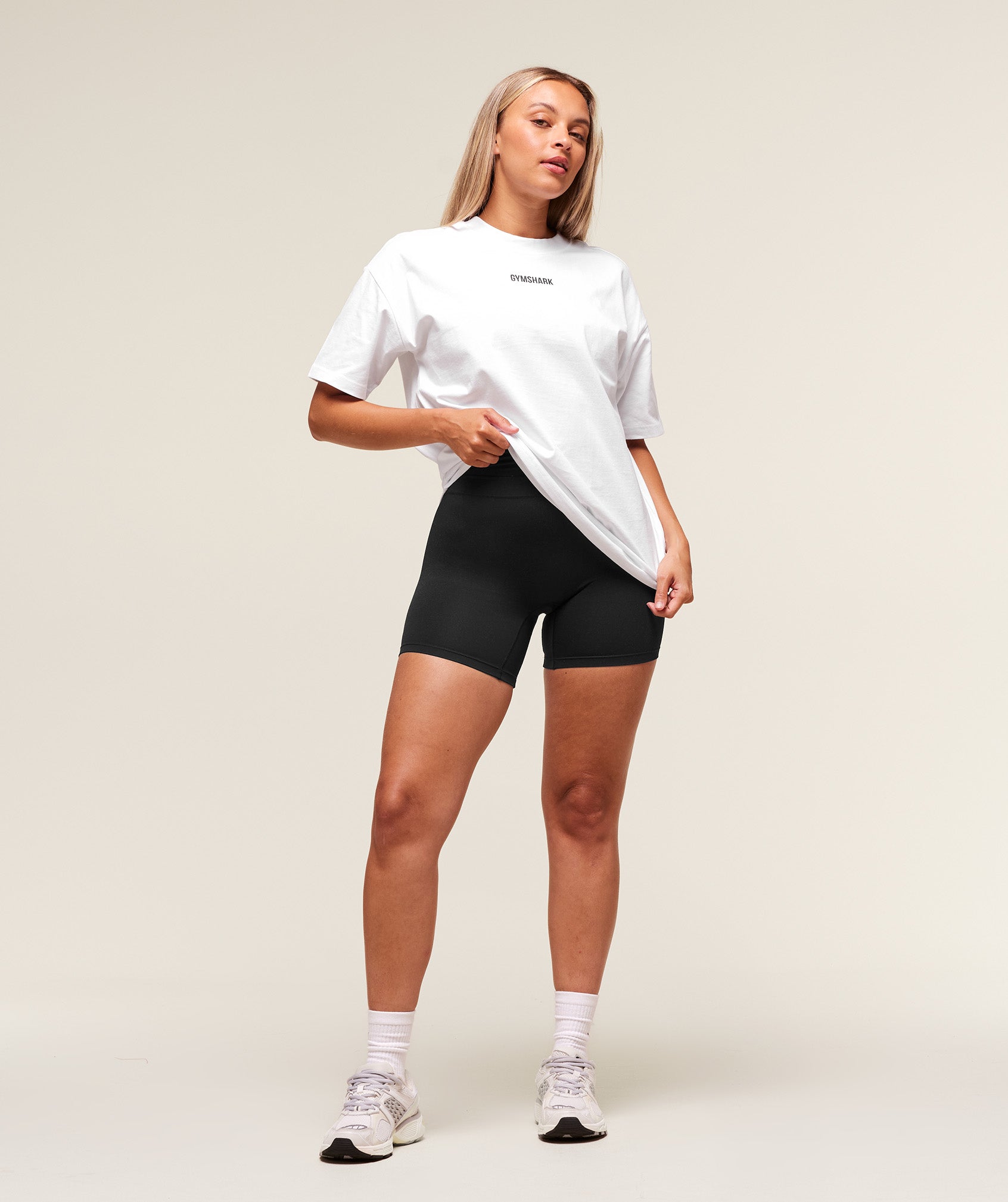 Block Oversized T-Shirt White