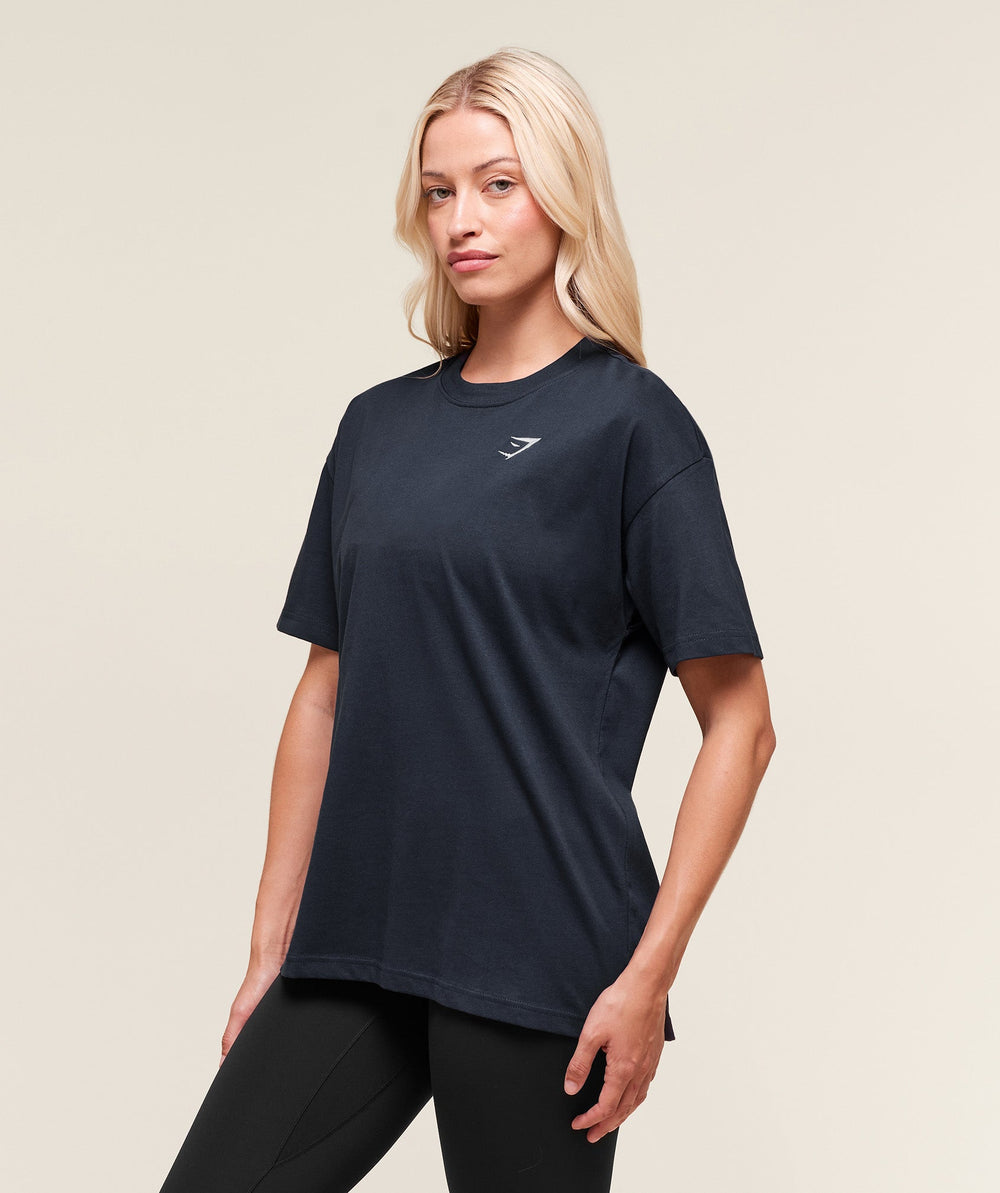 Training Oversized T-Shirt Heavy Blue