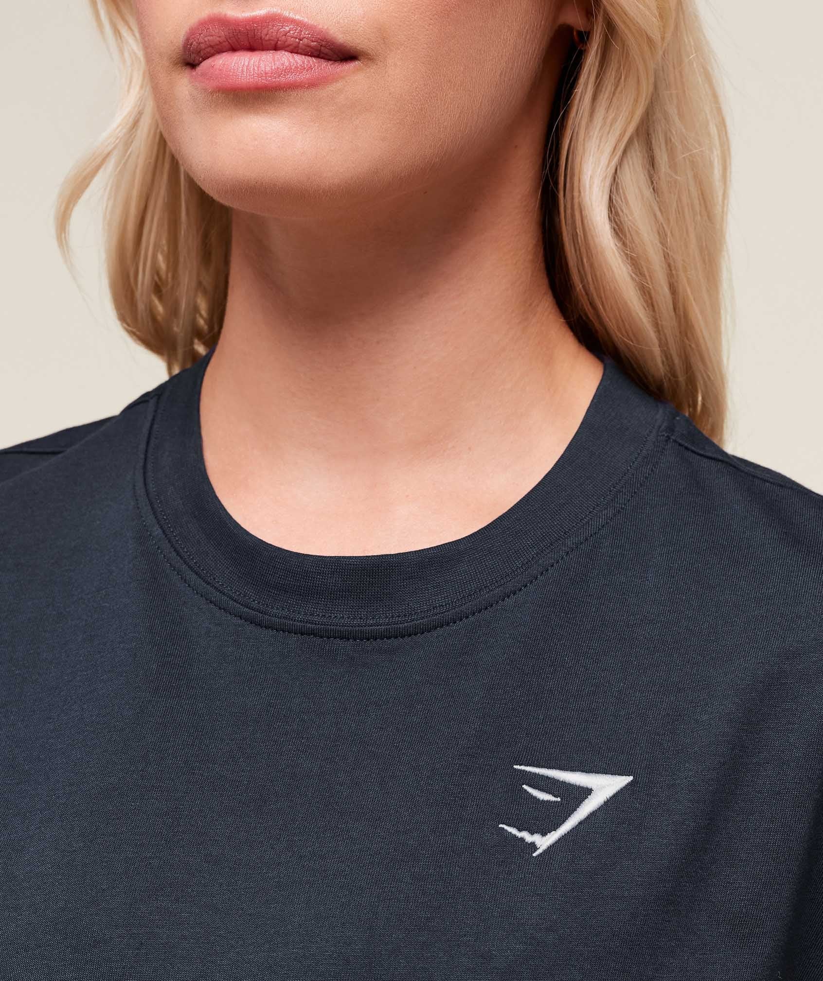 Training Oversized T-Shirt Heavy Blue