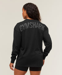 Power Long Sleeve Top Black