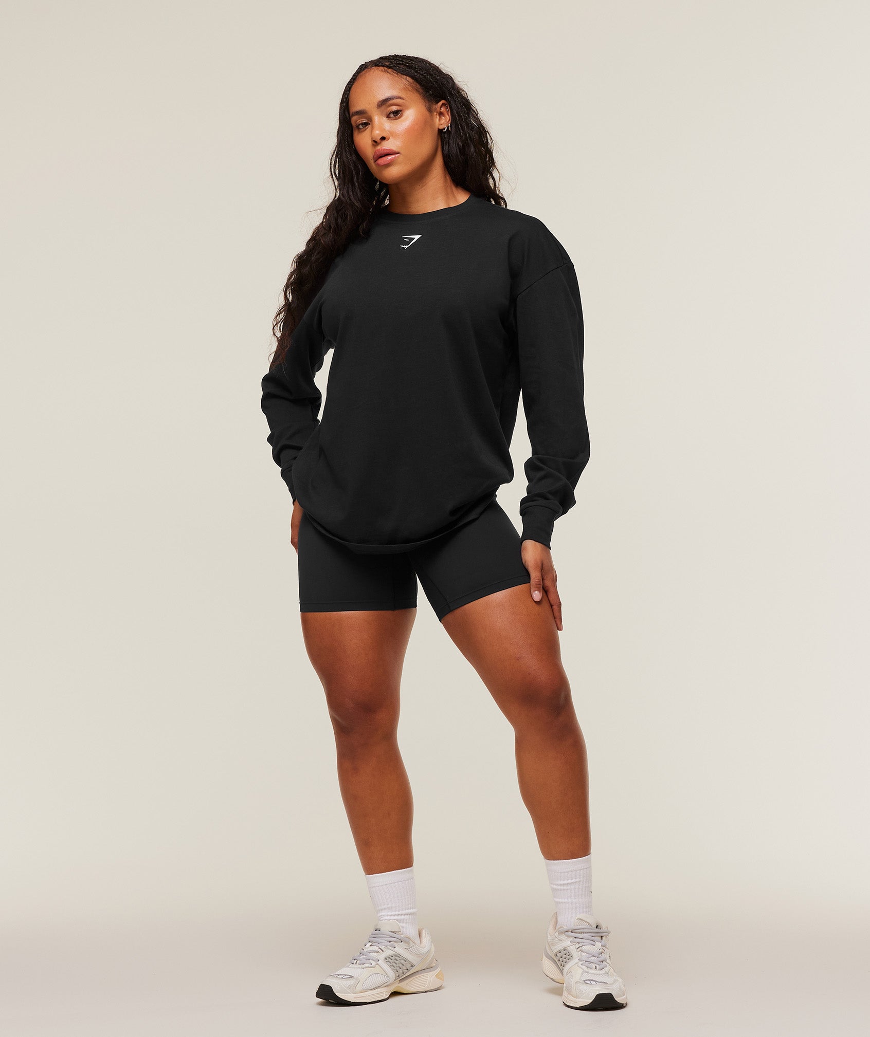 Power Long Sleeve Top Black