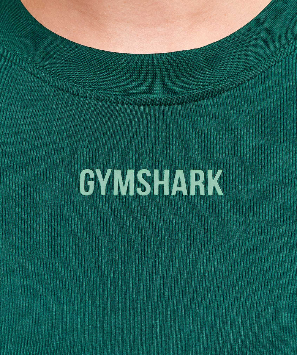 Block Oversized T-Shirt Weighted Teal