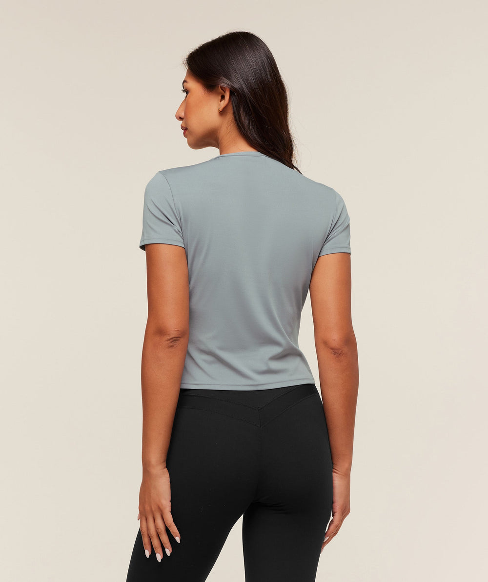 Training Baby Tee Denim Grey