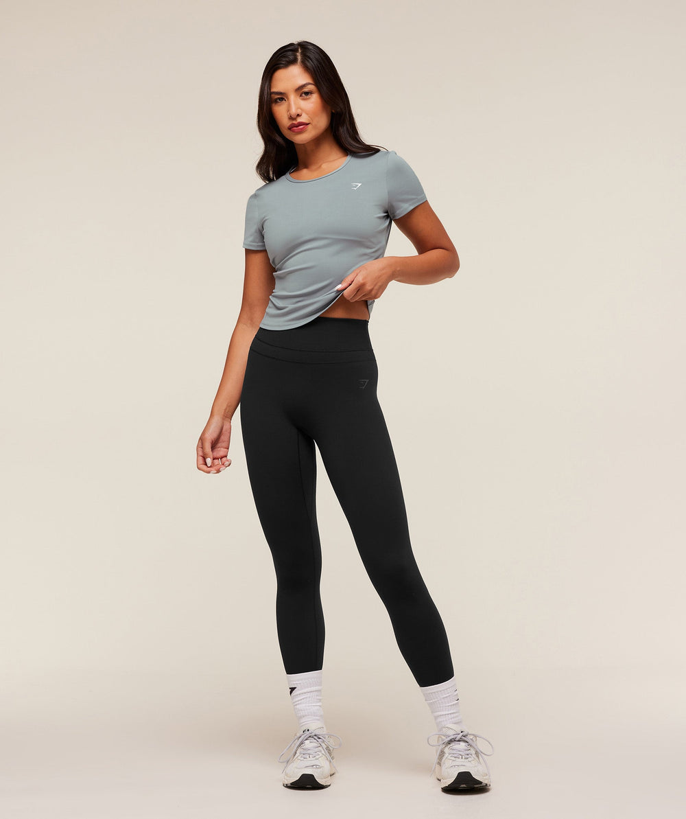 Training Baby Tee Denim Grey