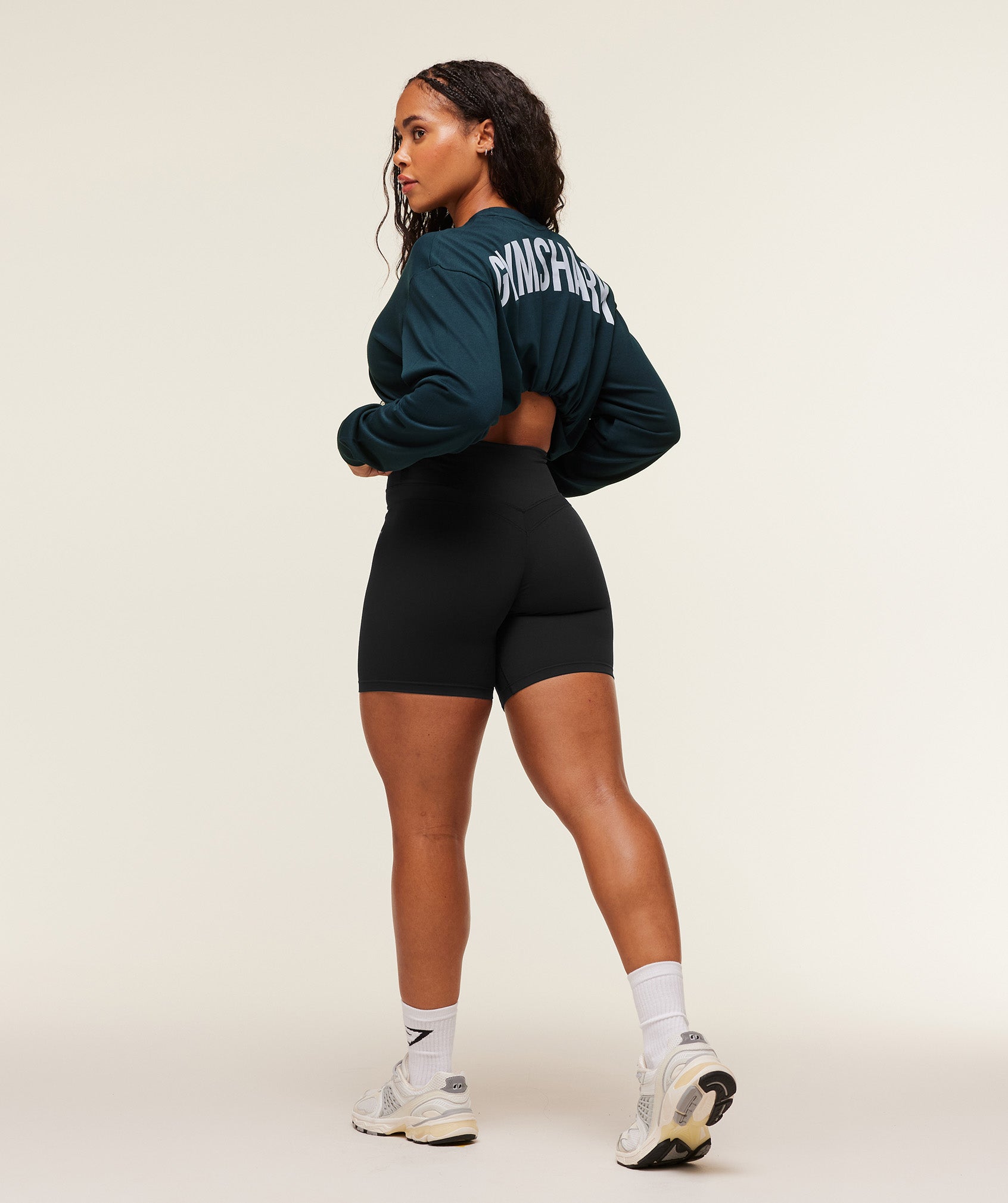 Power Long Sleeve Top Deep Petrol Blue/Smoke Blue