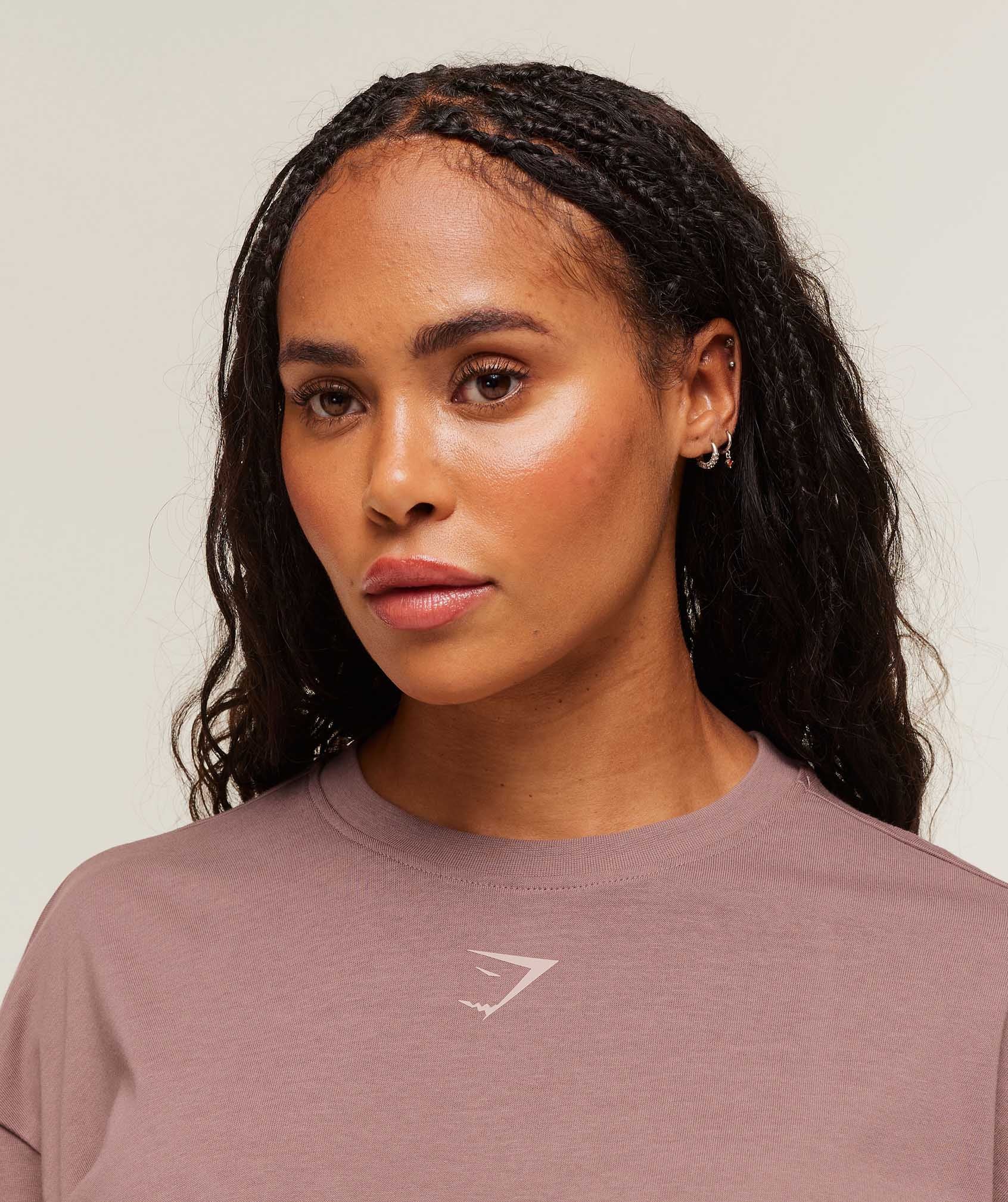 Power Long Sleeve Top Chestnut Pink/Dusk Pink