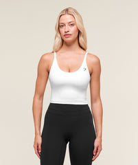 Training Cami Tank With Shelf White