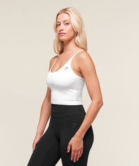 Training Cami Tank With Shelf White