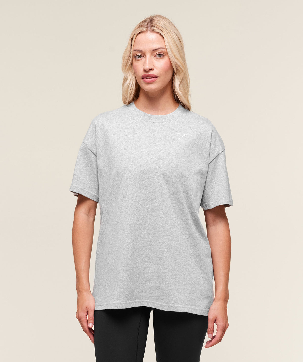 Training Oversized T-Shirt Light Grey Marl