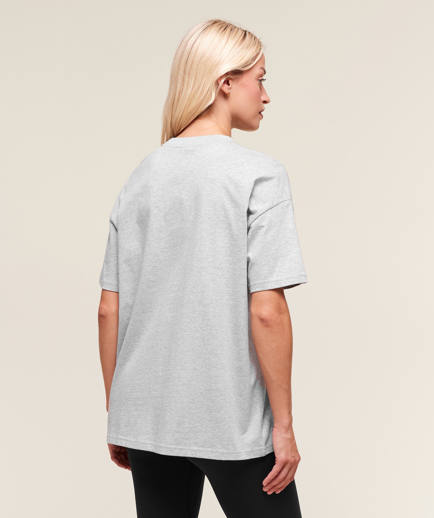 Training Oversized T-Shirt Light Grey Marl