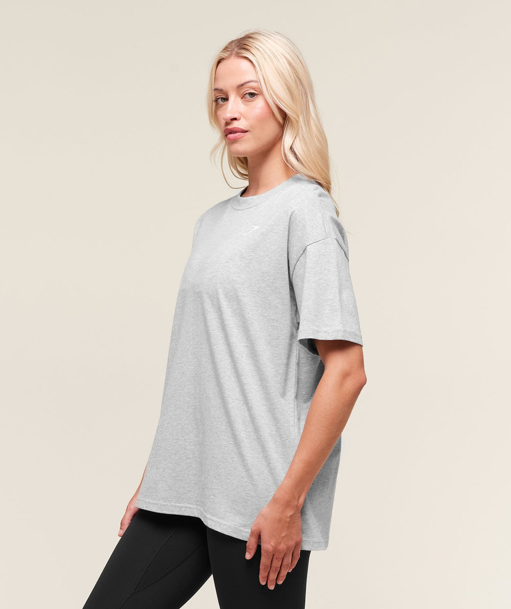 Training Oversized T-Shirt Light Grey Marl