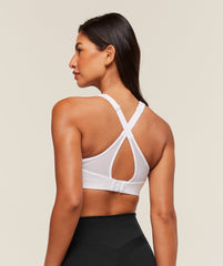 Alpha High Support Sports Bra White