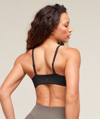Twist Front Bralette Black