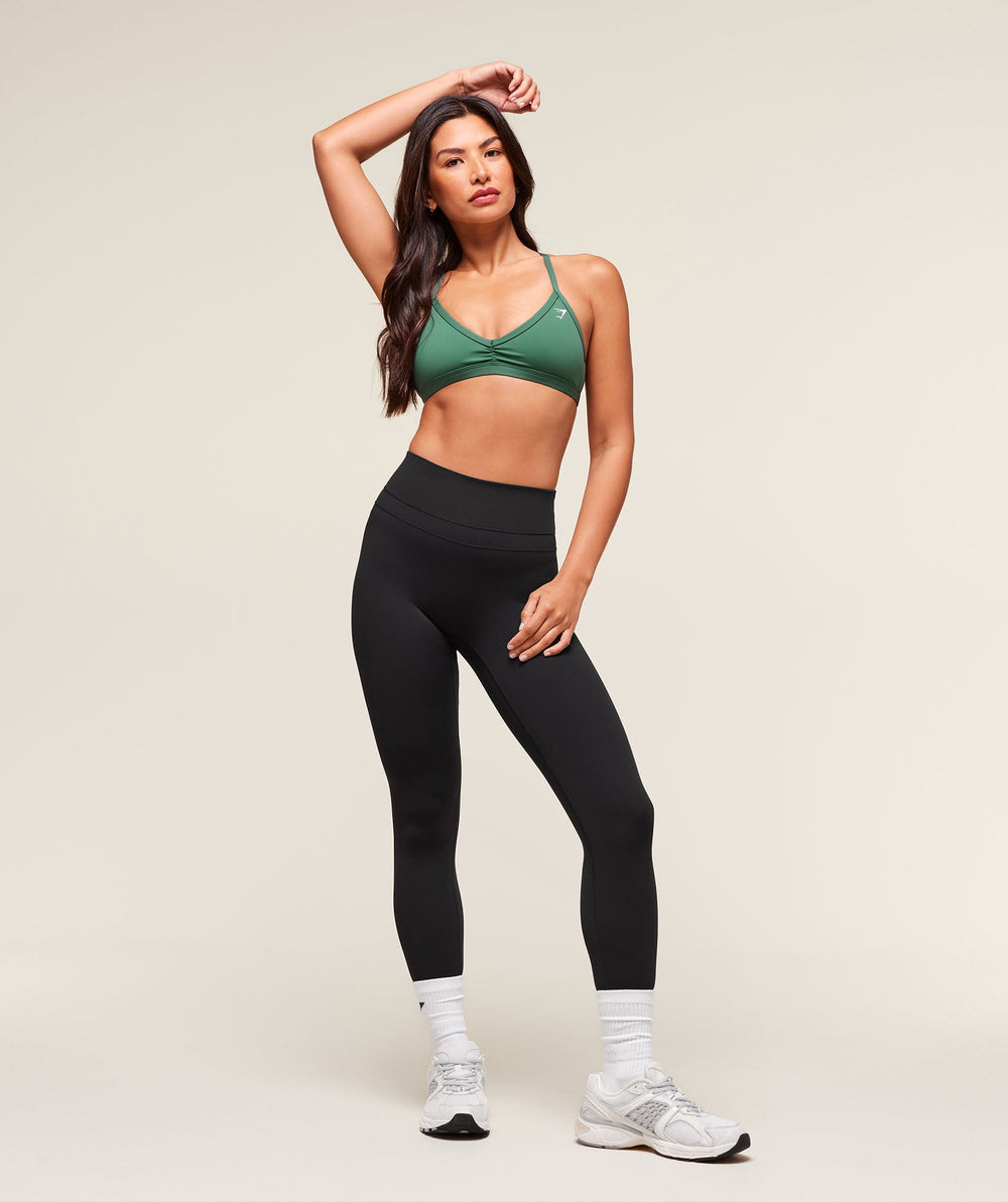 Minimal Sports Bra Lift Green