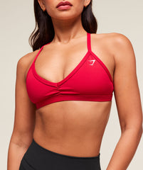 Minimal Sports Bra Carmine Red