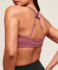 Double Up Sports Bra Reset Pink/Rich Maroon