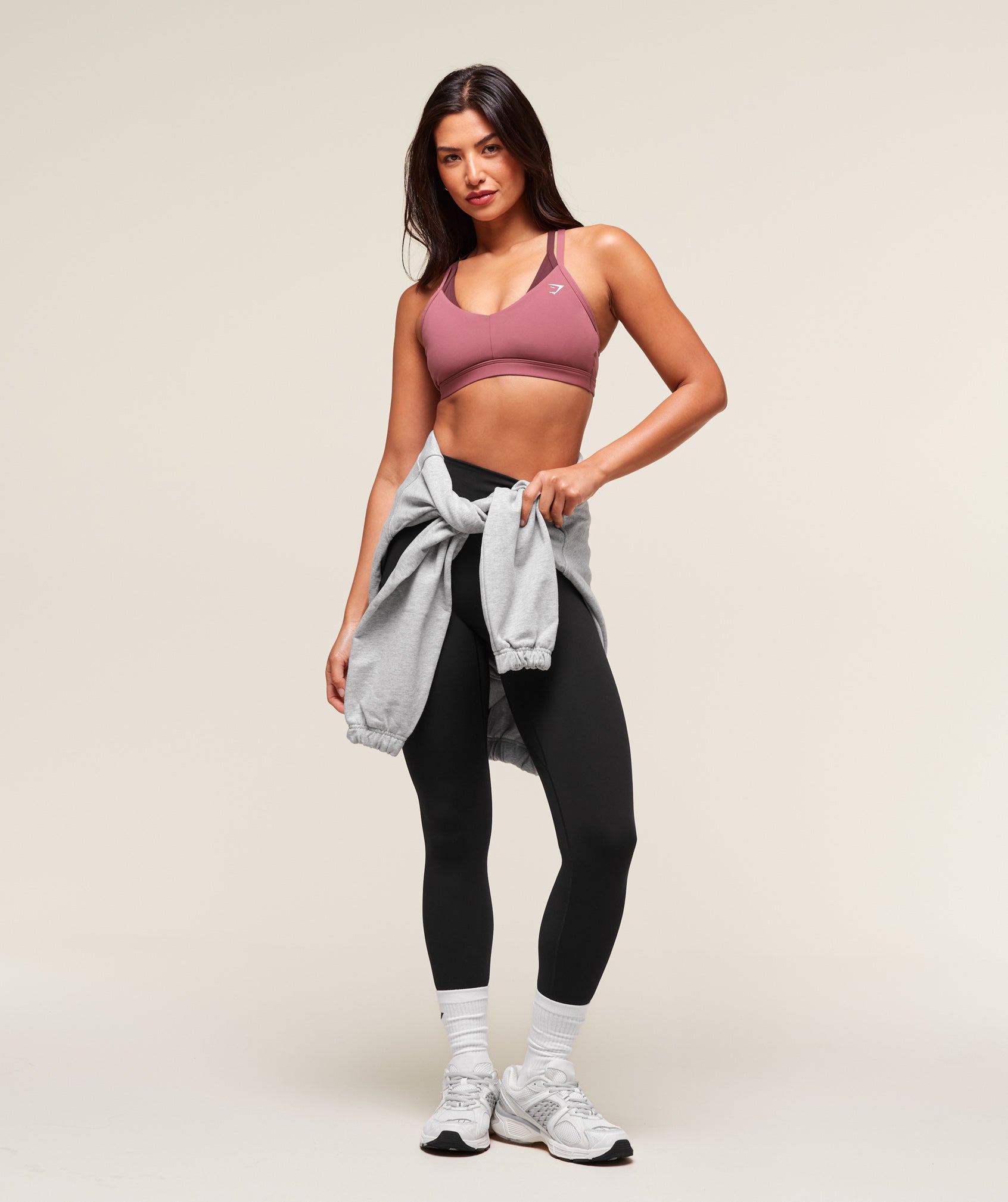 Double Up Sports Bra Reset Pink/Rich Maroon