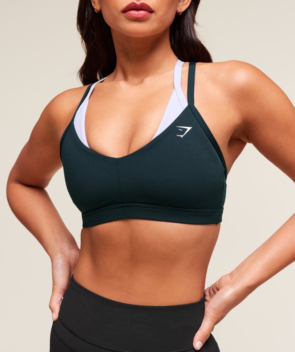 Double Up Sports Bra Deep Petrol Blue/Smoke Blue